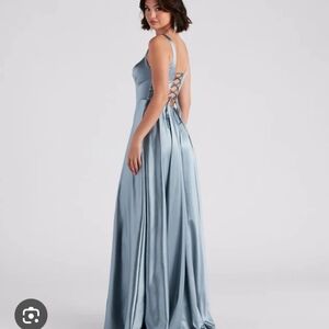 Formal Satin A-Line Gown size 1 worn once